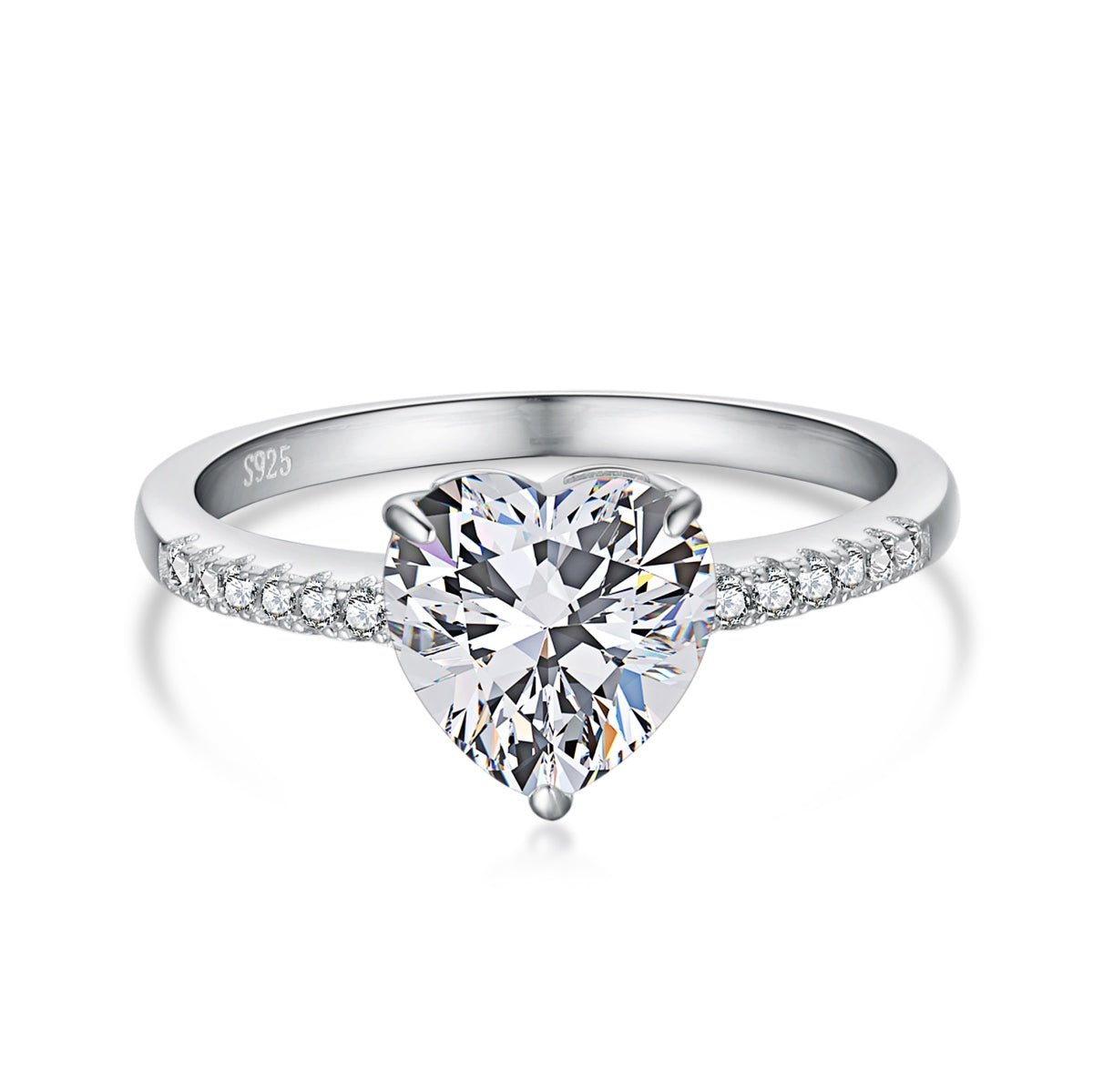 'Love Struck' Sterling Silver Ring - Hidden Jewels Co.