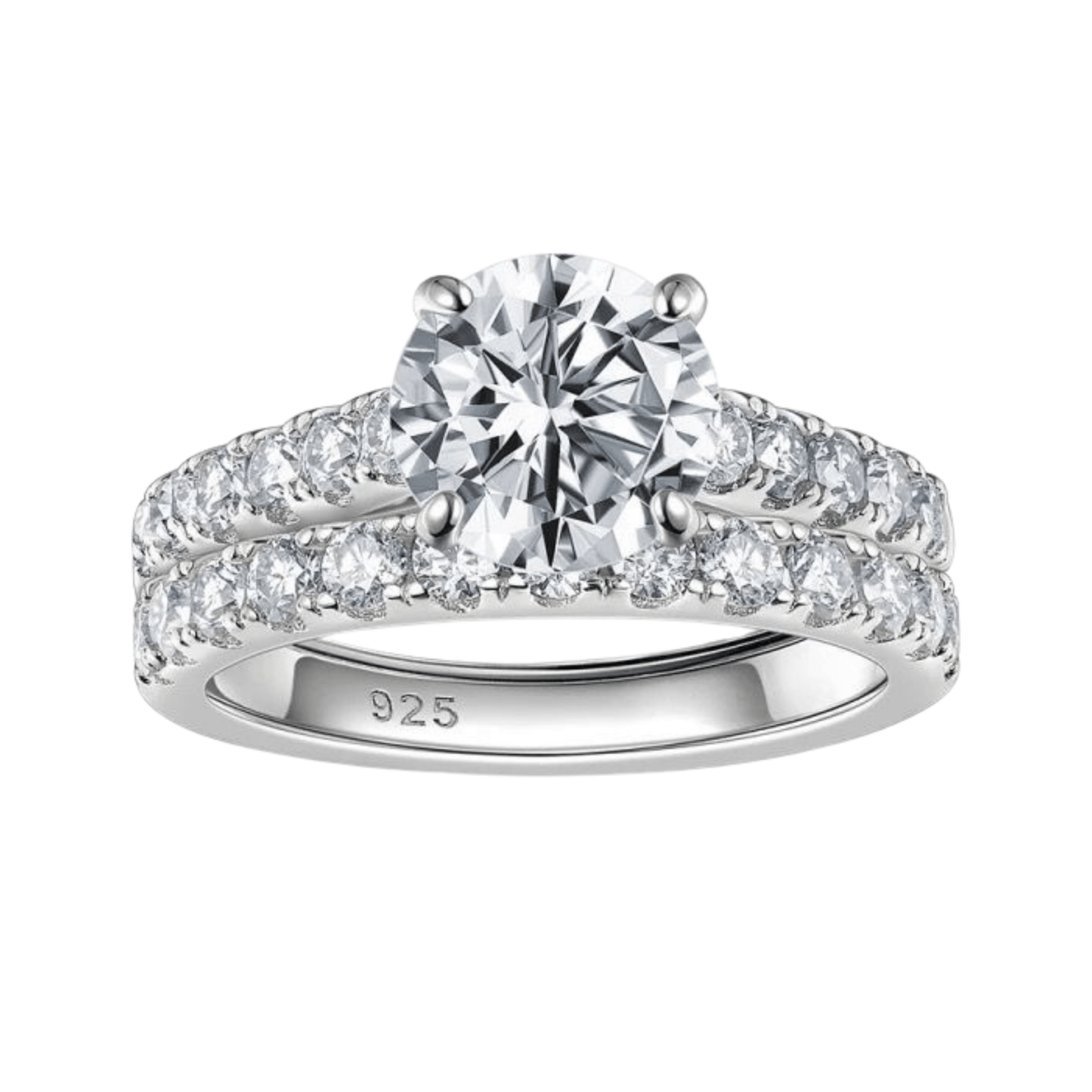 'Sincerely Yours' Moissanite 2 Piece Set - Hidden Jewels Co.