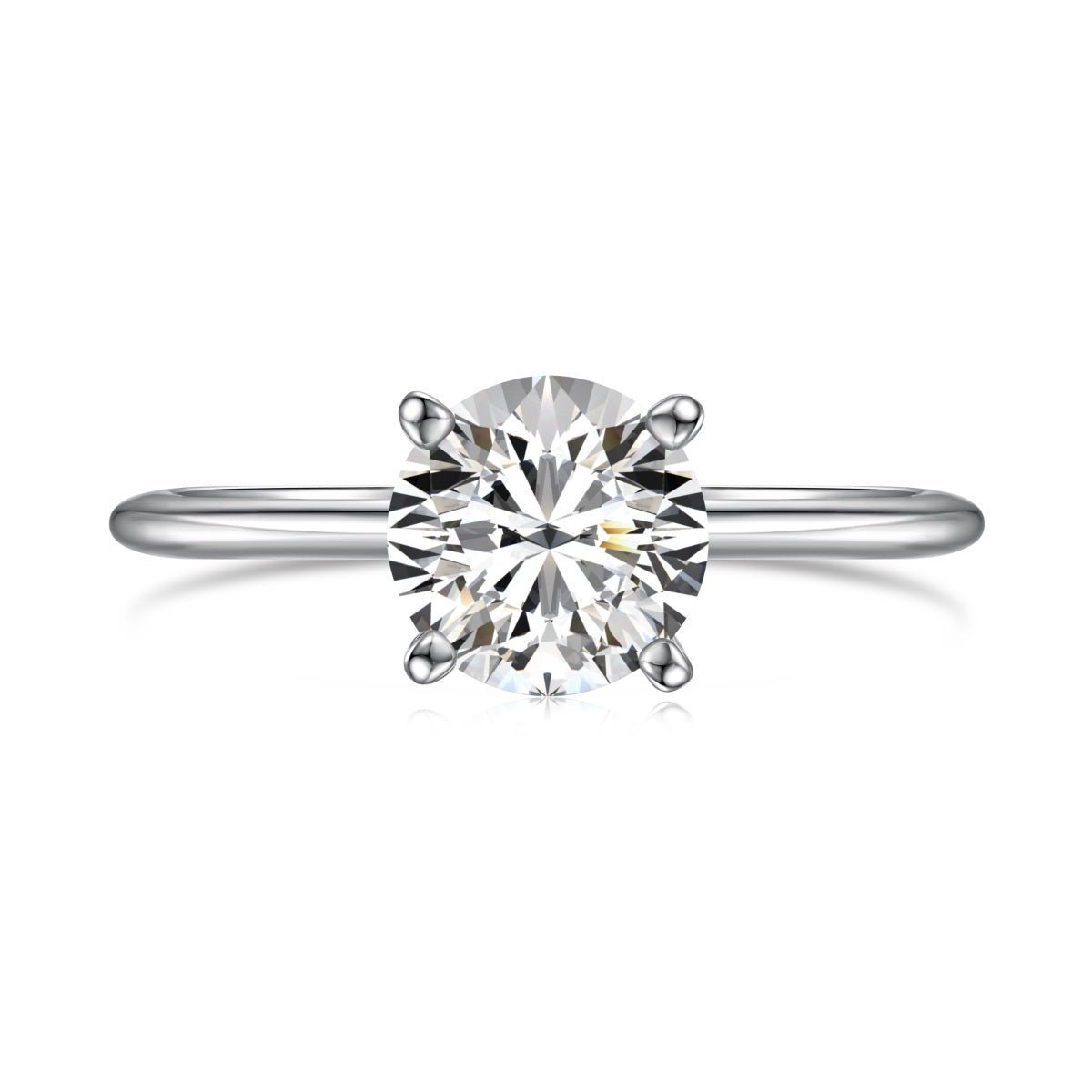 'The One' Sterling Silver Ring - Hidden Jewels Co.