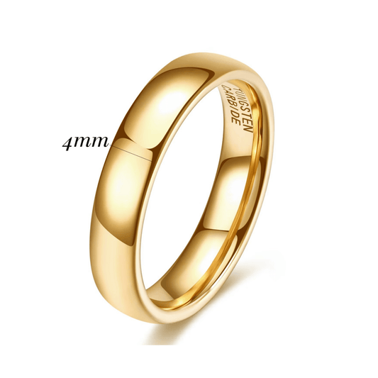4MM 'Classic' Tungsten Ring - Hidden Jewels Co.