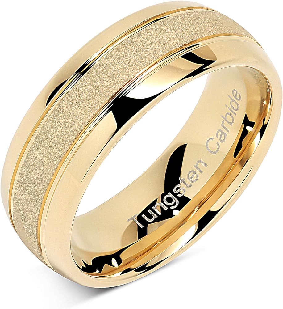 6MM 'Commitment' Male Tungsten Ring - Hidden Jewels Co.