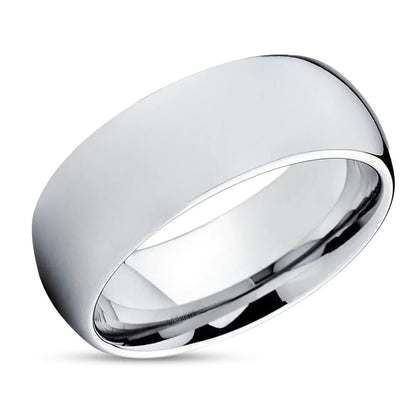 8MM 'Classic' Male Tungsten Ring - Hidden Jewels Co.