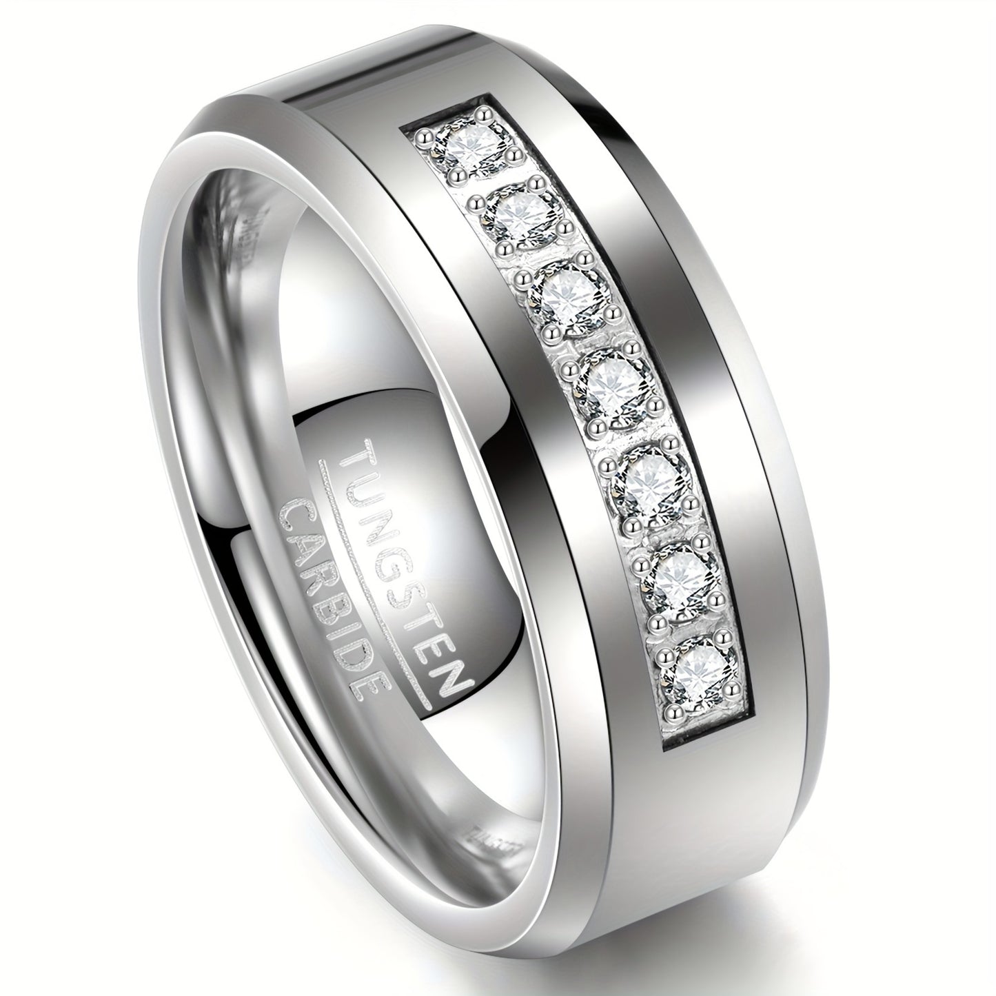 'Constant' Male Tungsten Ring