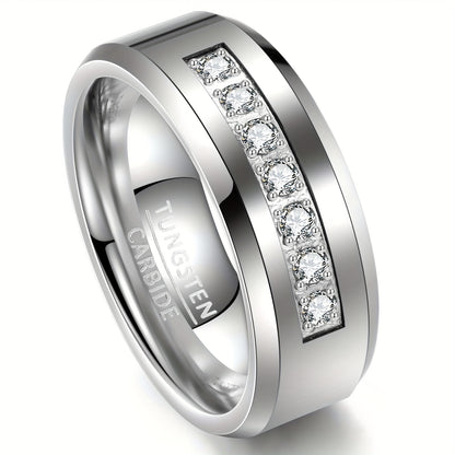 'Constant' Male Tungsten Ring