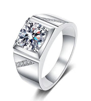 'Loyal' Sterling Silver Male Ring