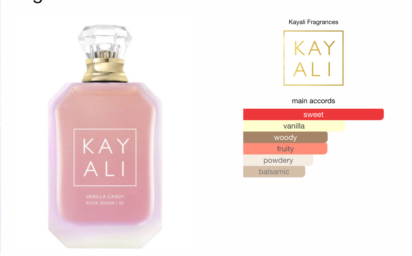 Kayali Vanilla Candy Rock Sugar EDP