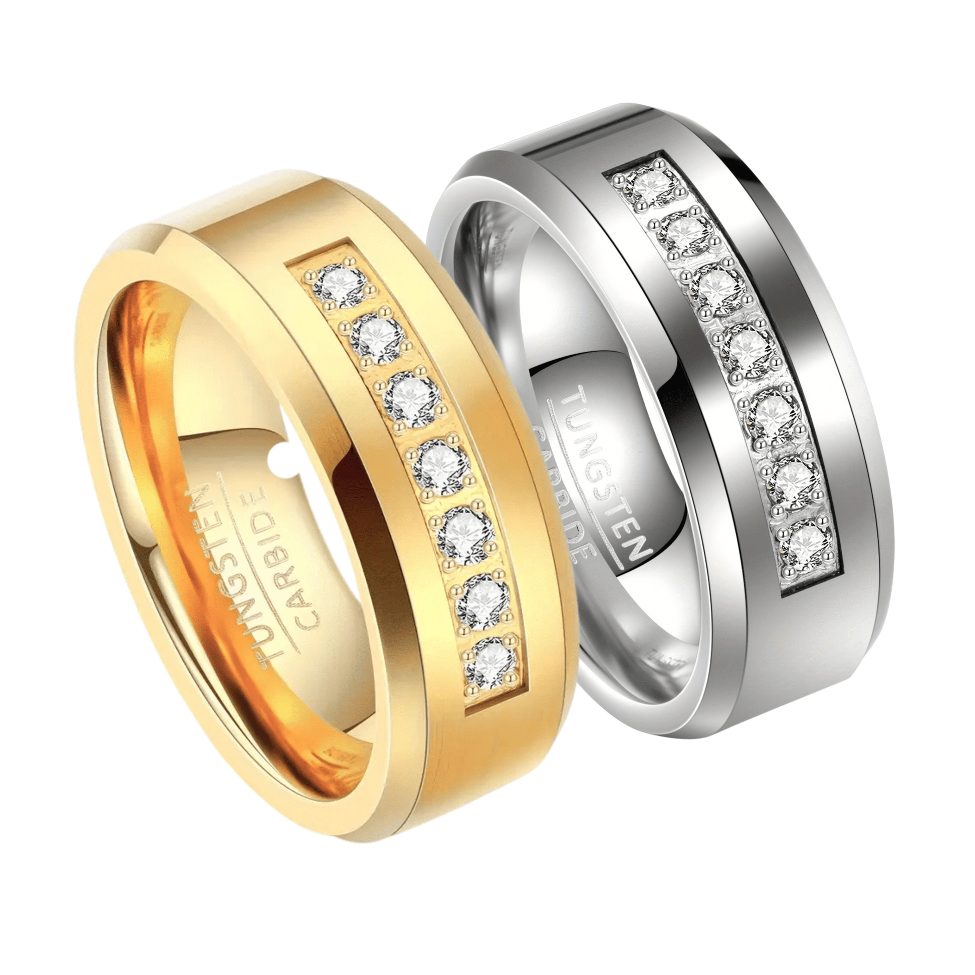 'Constant' Male Tungsten Ring - Hidden Jewels Co.