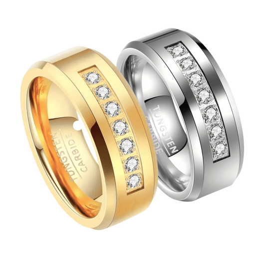 'Constant' Male Tungsten Ring - Hidden Jewels Co.