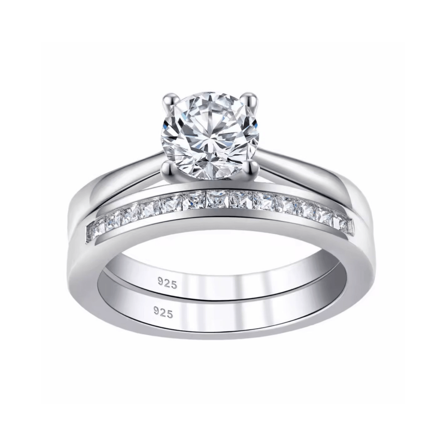 Devotion and Rome Wedding Set - Hidden Jewels Co.