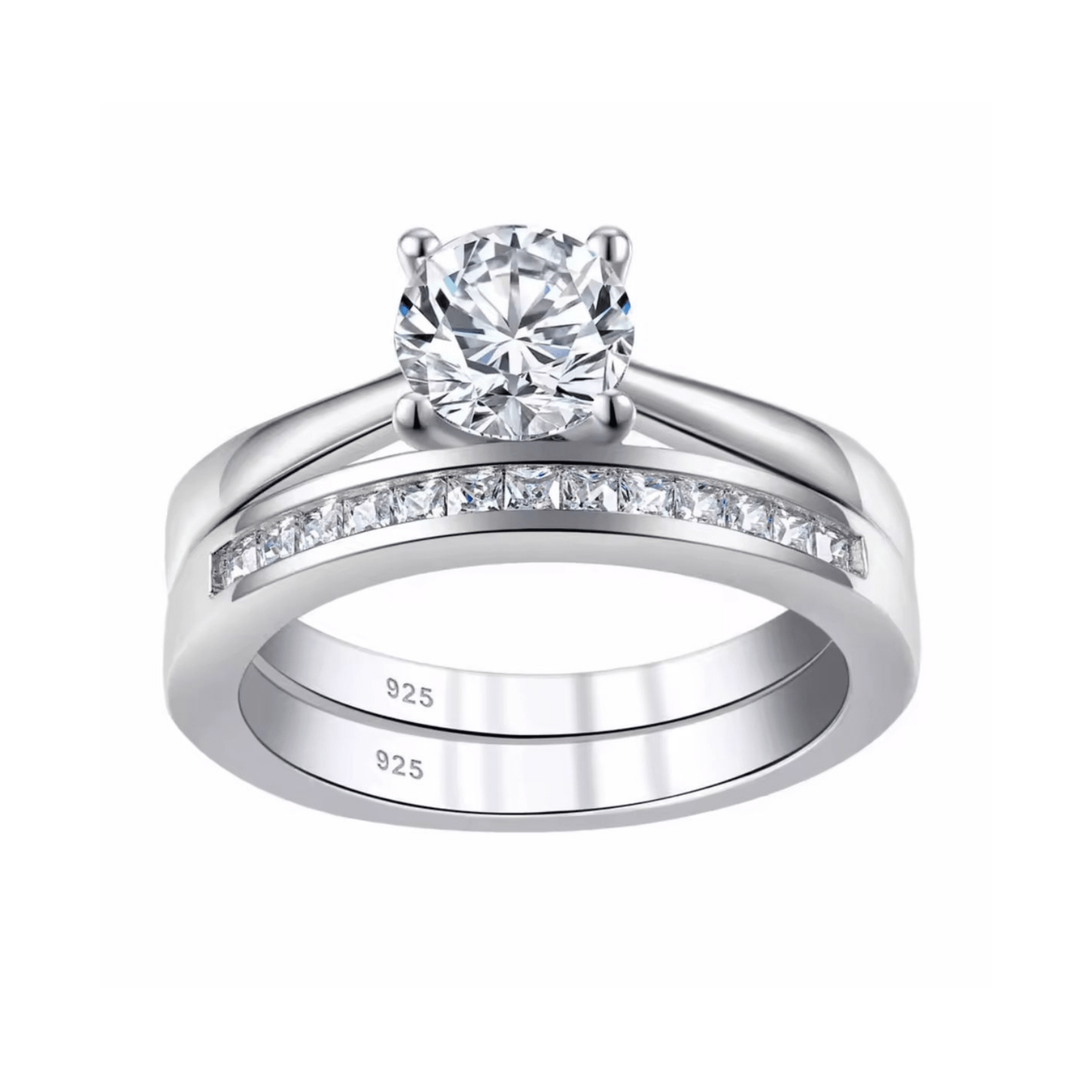 Devotion and Rome Wedding Set - Hidden Jewels Co.