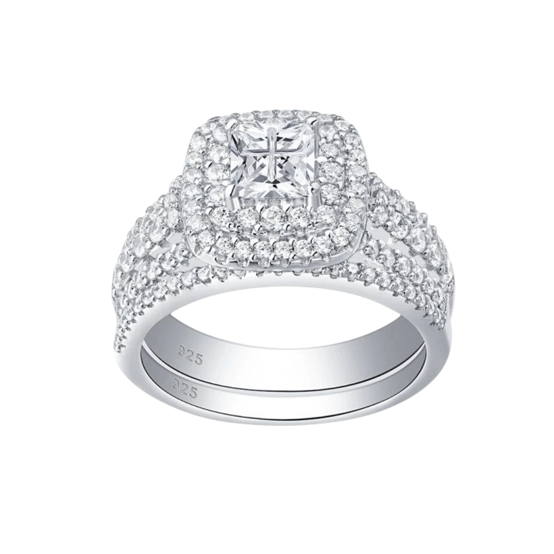 'Divine Union' 2 Piece Wedding Set - Hidden Jewels Co.
