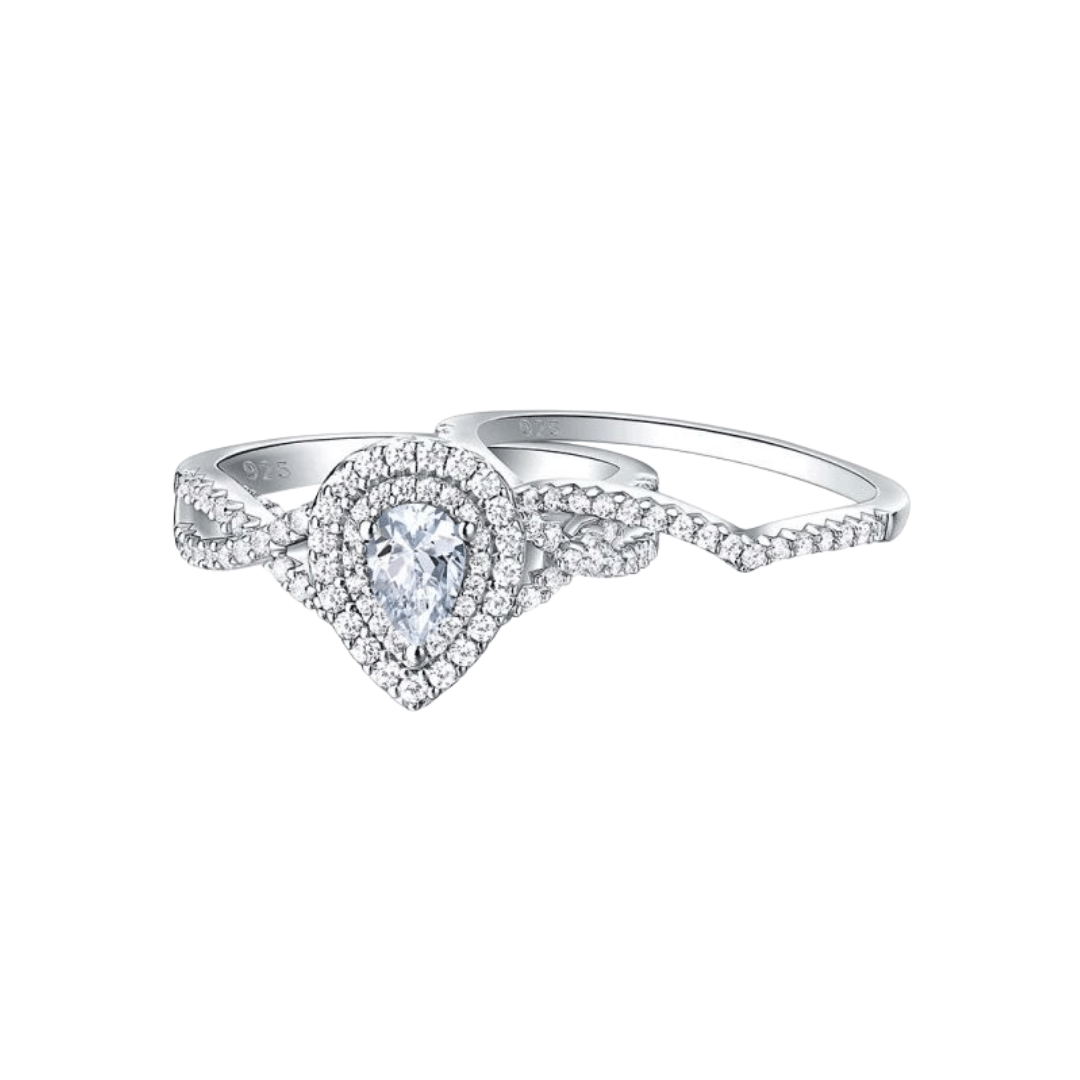 Endless Love and Timeless Wedding Set - Hidden Jewels Co.