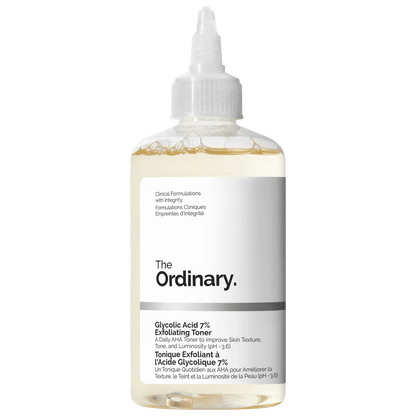 Glycolic Acid 7% Exfoliating and Brightening Daily Toner - Hidden Jewels Co.