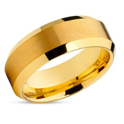 Gold 'Rome' Male Tungsten Ring