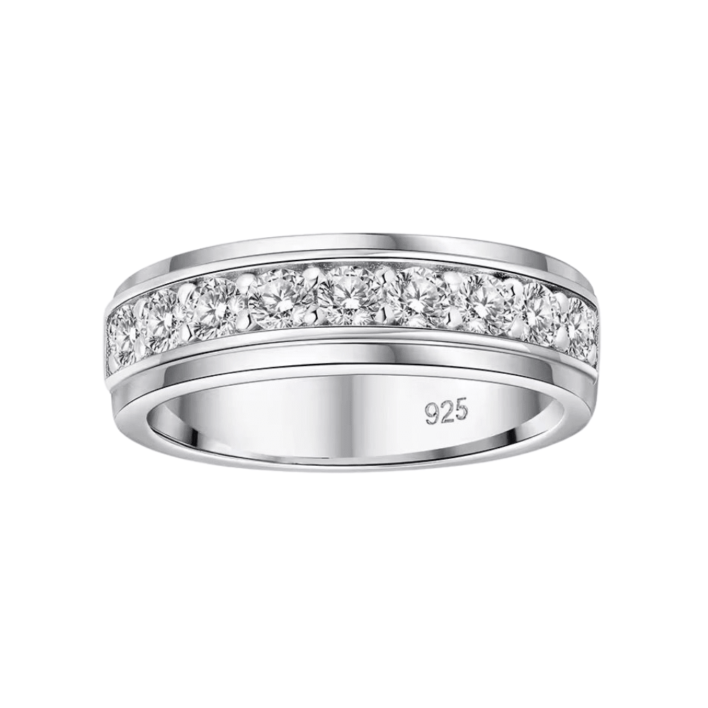 'Infinite' Sterling Silver Male Ring - Hidden Jewels Co.