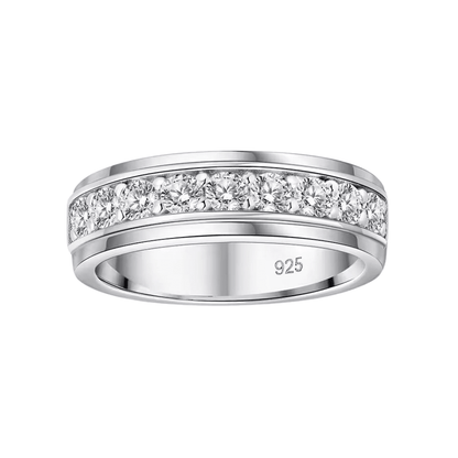 'Infinite' Sterling Silver Male Ring - Hidden Jewels Co.