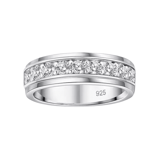 'Infinite' Sterling Silver Male Ring - Hidden Jewels Co.