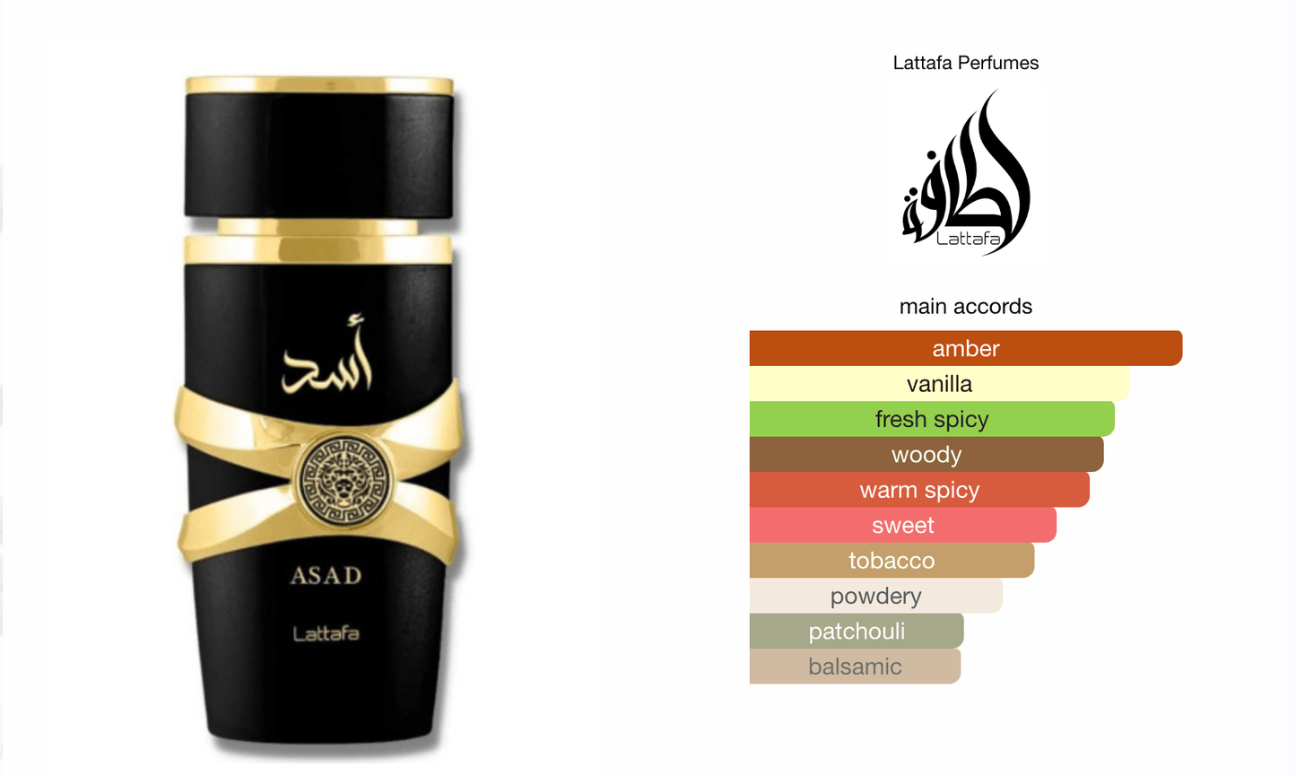 Lattafa　ASAD Asad Lattafa Eau de Parfum - Parfumerie Mania