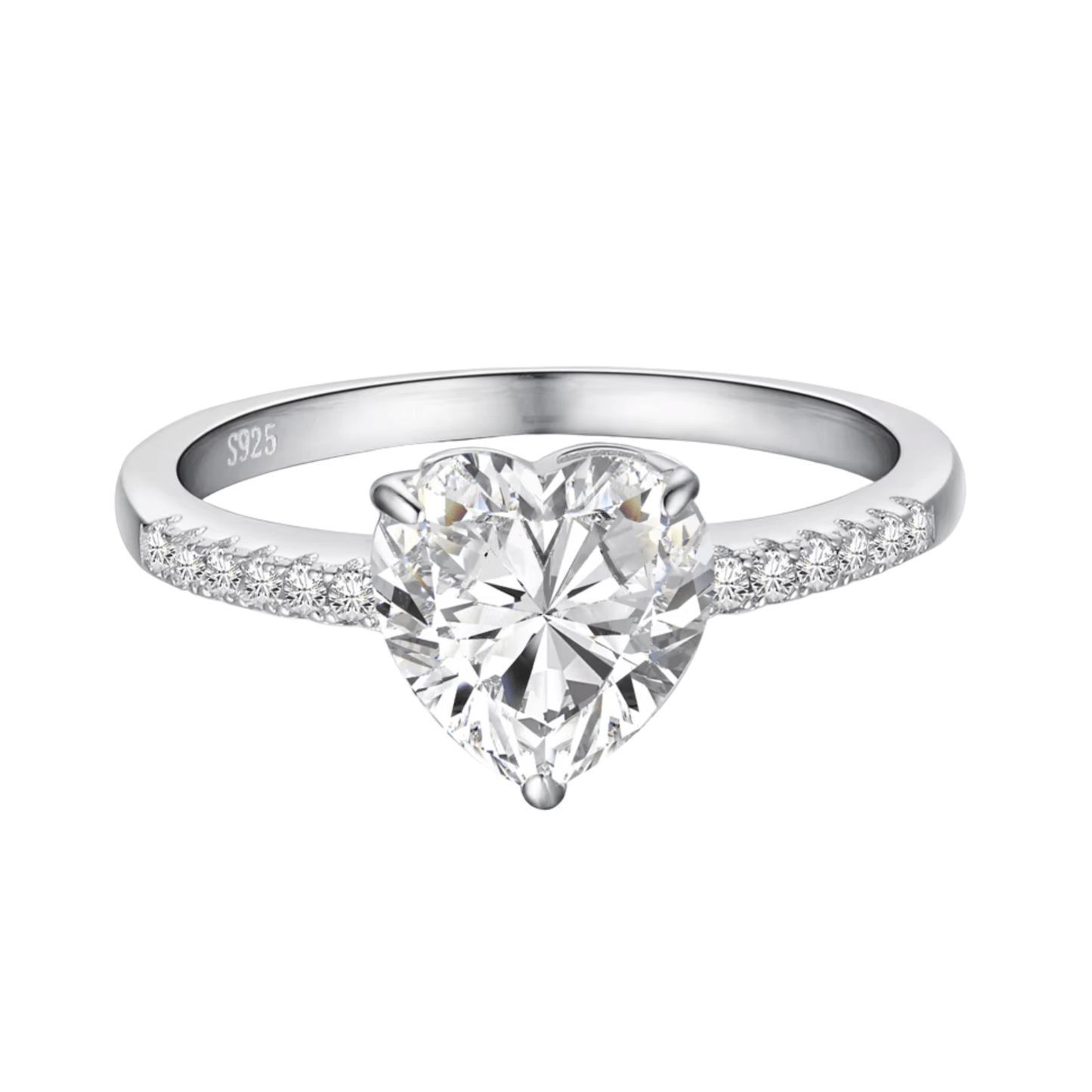 'Love Struck' Sterling Silver Ring - Hidden Jewels Co.