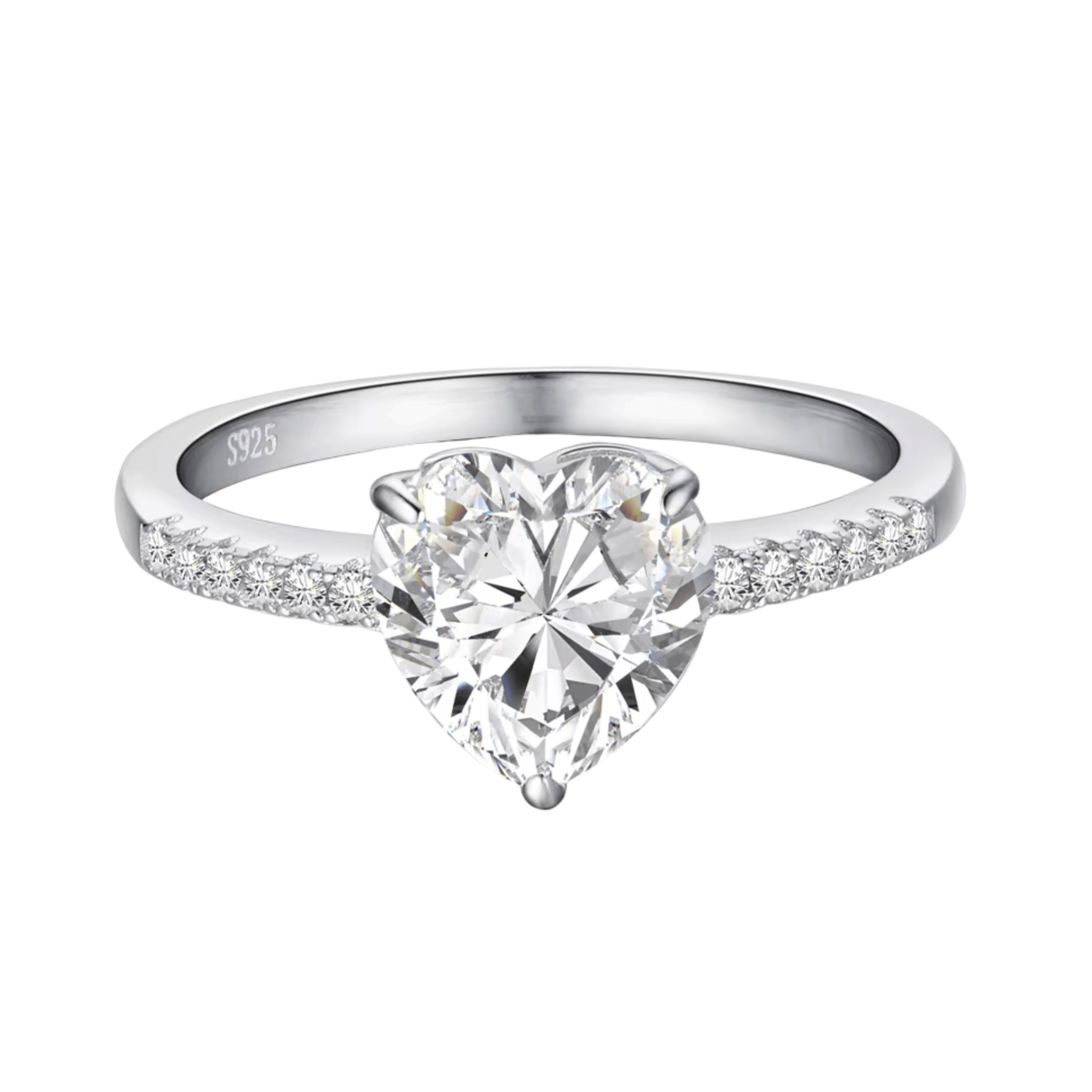 'Love Struck' Sterling Silver Ring - Hidden Jewels Co.