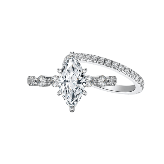 'Passionate' 2 Piece Wedding Set - Hidden Jewels Co.