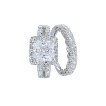 'Sweet Whispers' 2 Piece Wedding Set - Hidden Jewels Co.