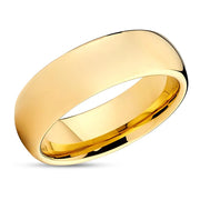 8MM Gold 'Classic' Male Tungsten Ring