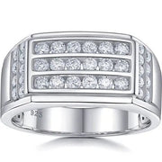 'Unshakeable' Sterling Silver Male Ring