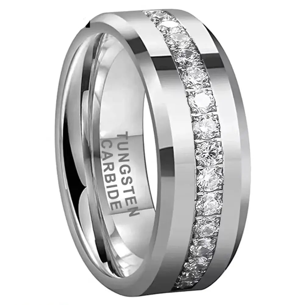 'Worthy' Male Tungsten Ring - Hidden Jewels Co.